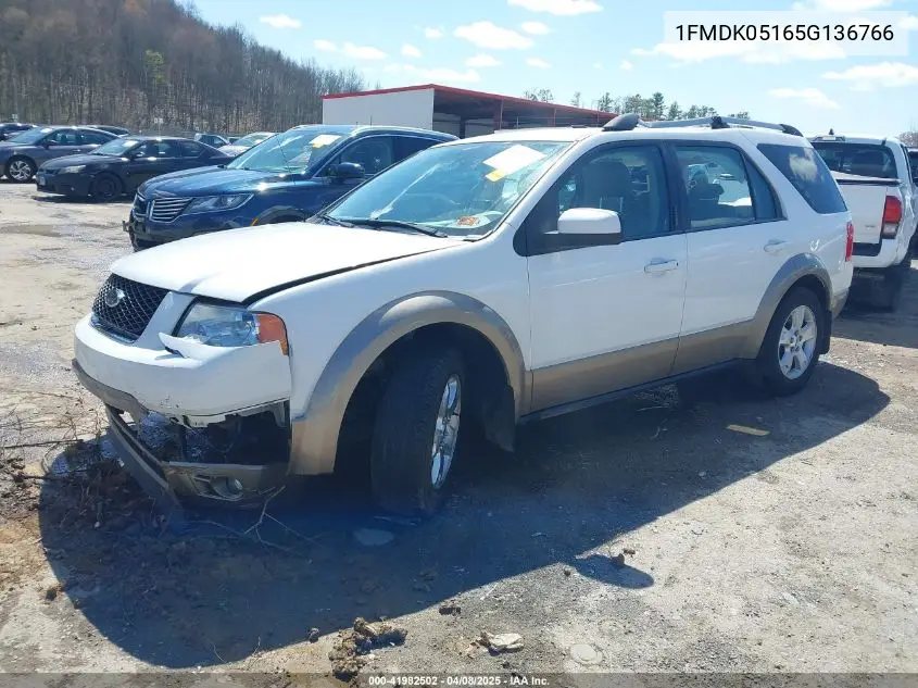 2005 Ford Freestyle Sel VIN: 1FMDK05165G136766 Lot: 41982502
