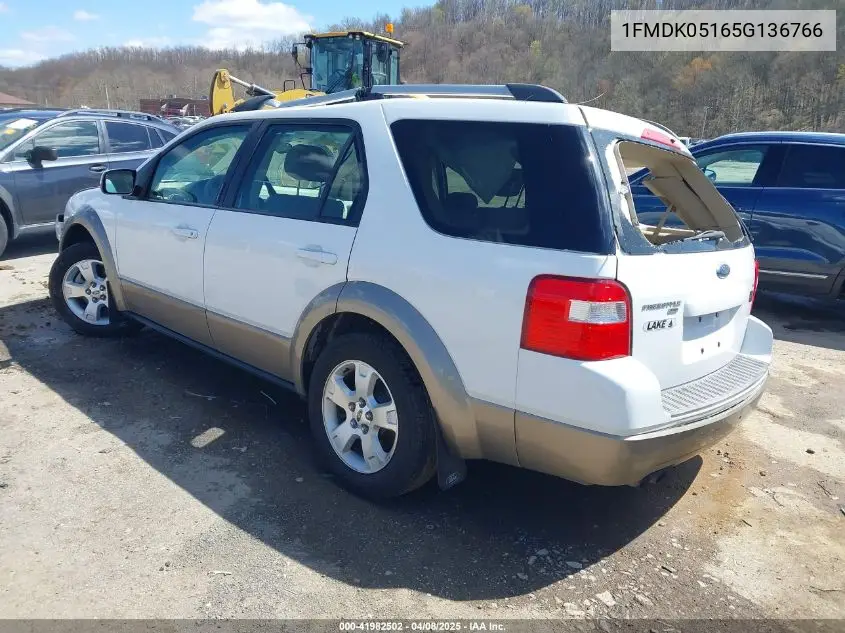 2005 Ford Freestyle Sel VIN: 1FMDK05165G136766 Lot: 41982502