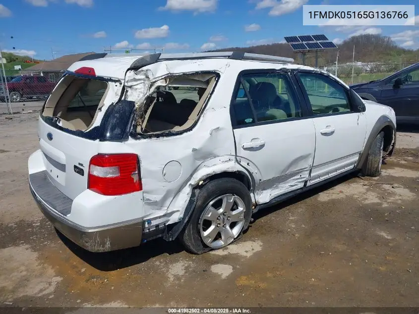 2005 Ford Freestyle Sel VIN: 1FMDK05165G136766 Lot: 41982502