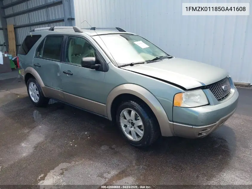 2005 Ford Freestyle Se VIN: 1FMZK01185GA41608 Lot: 42088688