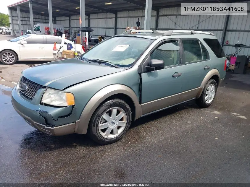 2005 Ford Freestyle Se VIN: 1FMZK01185GA41608 Lot: 42088688