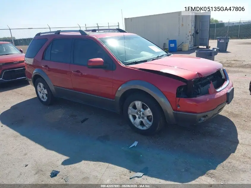 2005 Ford Freestyle Sel VIN: 1FMDK05135GA47806 Lot: 42207893