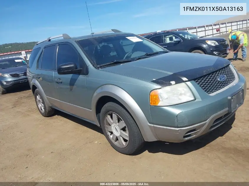 2005 Ford Freestyle Se VIN: 1FMZK011X5GA13163 Lot: 42223806