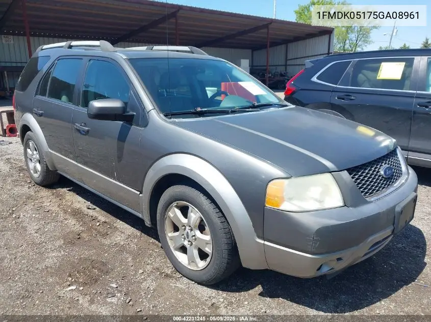 2005 Ford Freestyle Sel VIN: 1FMDK05175GA08961 Lot: 42231245