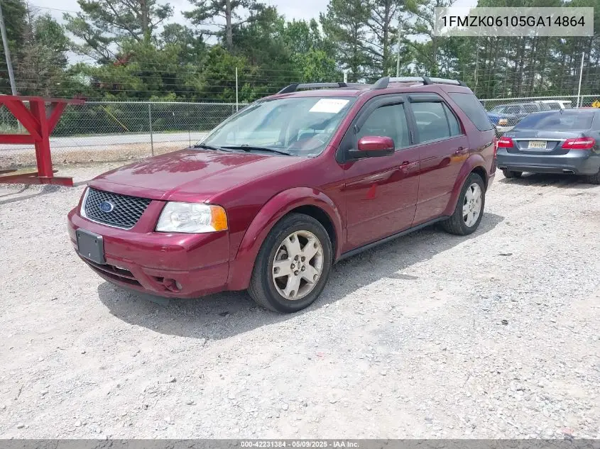 2005 Ford Freestyle Limited VIN: 1FMZK06105GA14864 Lot: 42231384