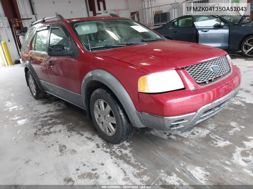 2005 Ford Freestyle Se VIN: 1FMZK04135GA52043 Lot: 42295592