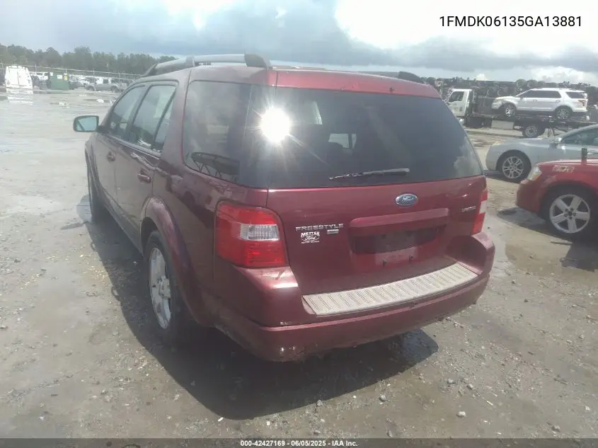 2005 Ford Freestyle Limited VIN: 1FMDK06135GA13881 Lot: 42427169