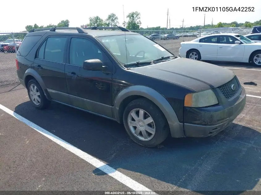2005 Ford Freestyle Se VIN: 1FMZK01105GA42252 Lot: 42432123