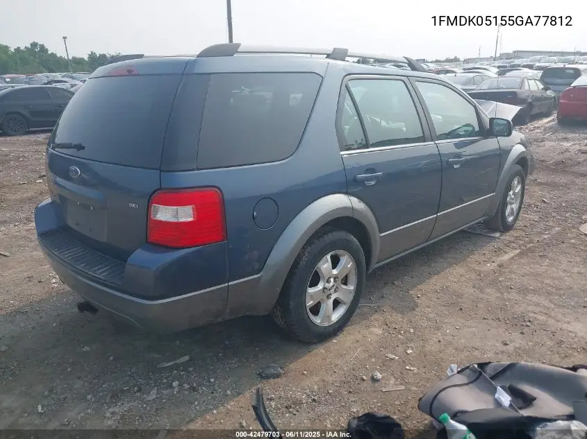 2005 Ford Freestyle Sel VIN: 1FMDK05155GA77812 Lot: 42479703