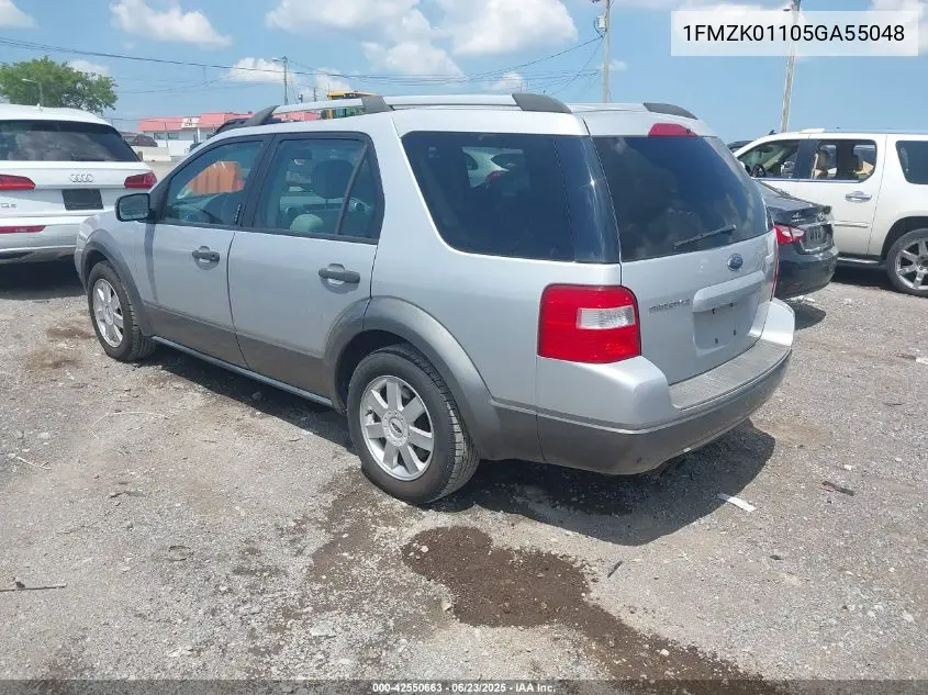 2005 Ford Freestyle Se VIN: 1FMZK01105GA55048 Lot: 42550663