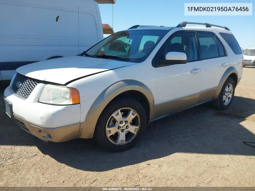 2005 Ford Freestyle Sel VIN: 1FMDK02195GA76456 Lot: 42566470