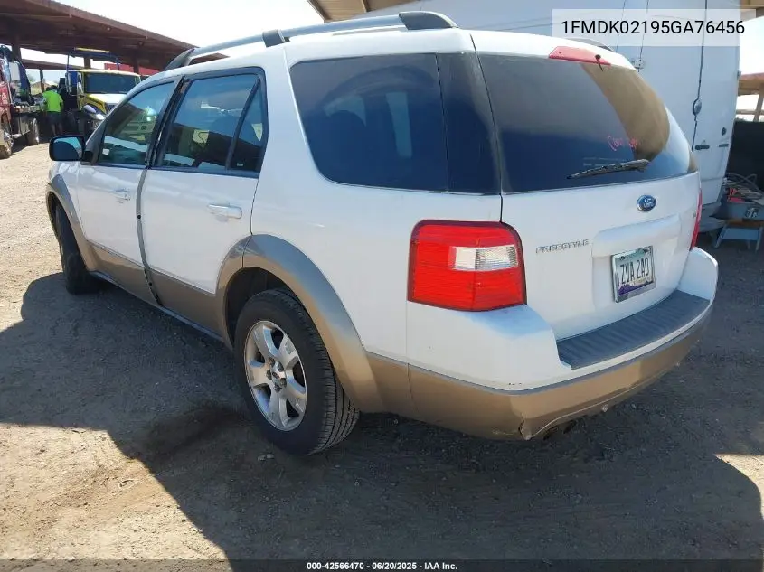 2005 Ford Freestyle Sel VIN: 1FMDK02195GA76456 Lot: 42566470