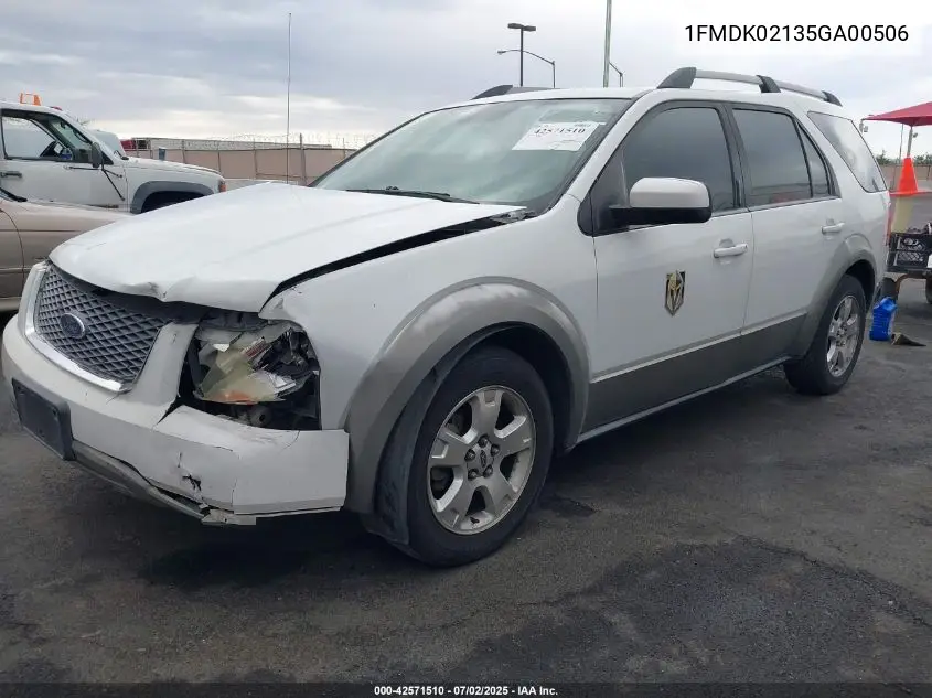 2005 Ford Freestyle Sel VIN: 1FMDK02135GA00506 Lot: 42571510