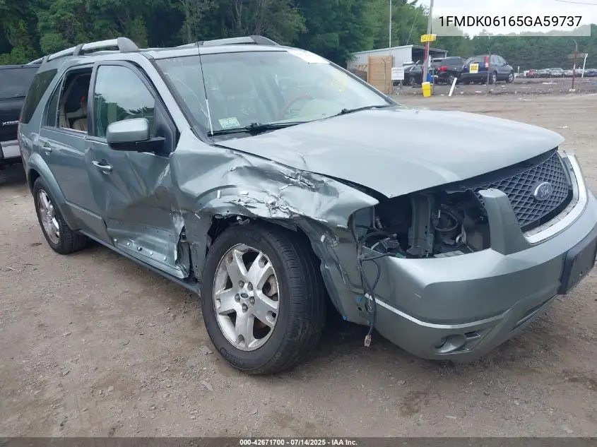 2005 Ford Freestyle Limited VIN: 1FMDK06165GA59737 Lot: 42671700
