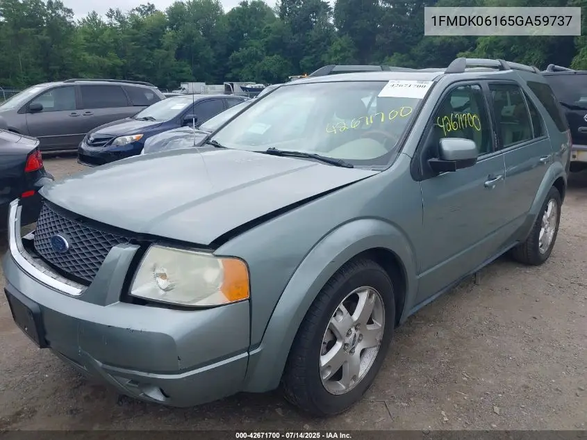 2005 Ford Freestyle Limited VIN: 1FMDK06165GA59737 Lot: 42671700