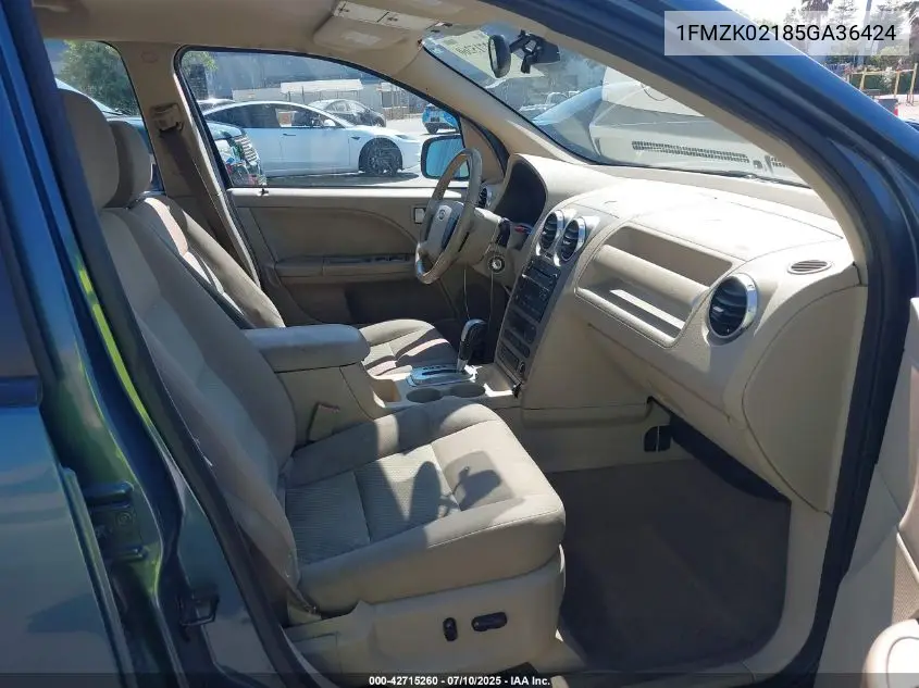2005 Ford Freestyle Sel VIN: 1FMZK02185GA36424 Lot: 42715260