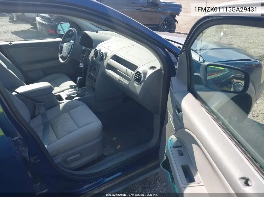 2005 Ford Freestyle Se VIN: 1FMZK01115GA29431 Lot: 42722156