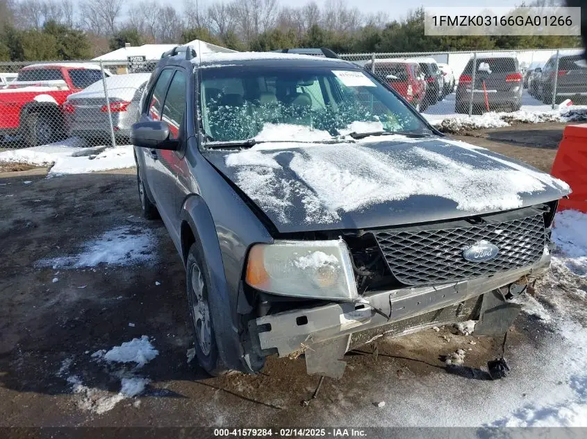2006 Ford Freestyle Limited VIN: 1FMZK03166GA01266 Lot: 41579284
