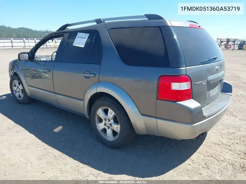 2006 Ford Freestyle Sel VIN: 1FMDK05136GA53719 Lot: 42366646