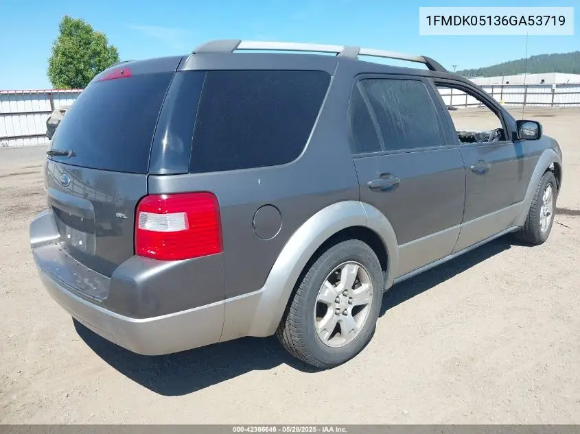 2006 Ford Freestyle Sel VIN: 1FMDK05136GA53719 Lot: 42366646