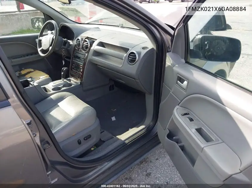 2006 Ford Freestyle Sel VIN: 1FMZK021X6GA08884 Lot: 42401162