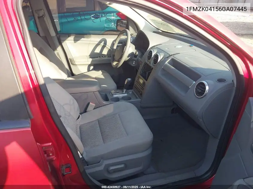 2006 Ford Freestyle Se VIN: 1FMZK04156GA07445 Lot: 42450927