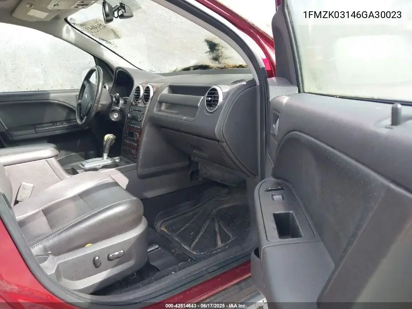 2006 Ford Freestyle Limited VIN: 1FMZK03146GA30023 Lot: 42514643