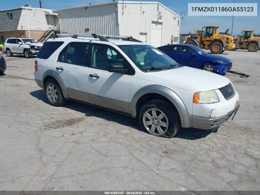 2006 Ford Freestyle Se VIN: 1FMZK01186GA55123 Lot: 42583107