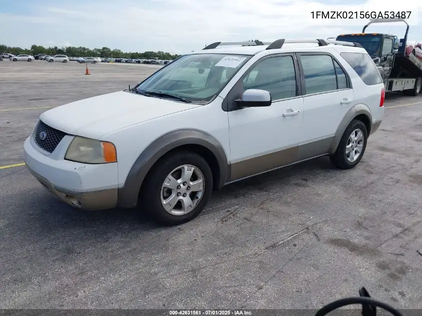 2006 Ford Freestyle Sel VIN: 1FMZK02156GA53487 Lot: 42631561