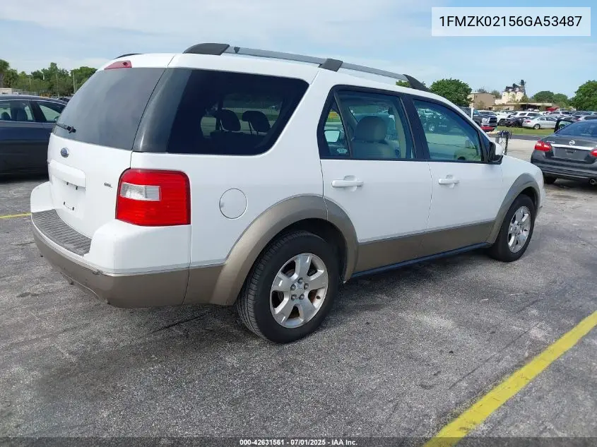 2006 Ford Freestyle Sel VIN: 1FMZK02156GA53487 Lot: 42631561