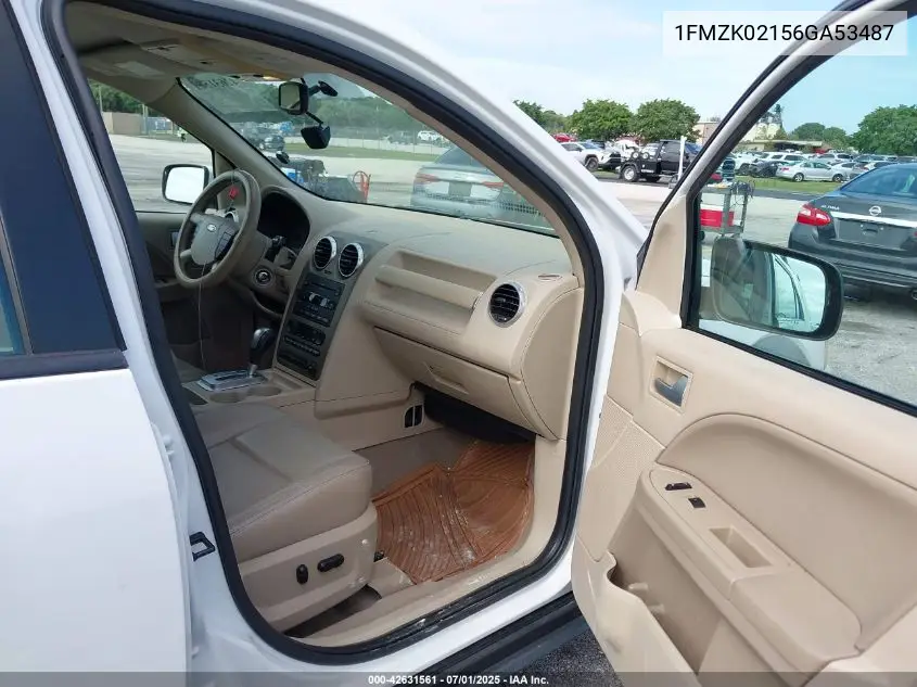 2006 Ford Freestyle Sel VIN: 1FMZK02156GA53487 Lot: 42631561