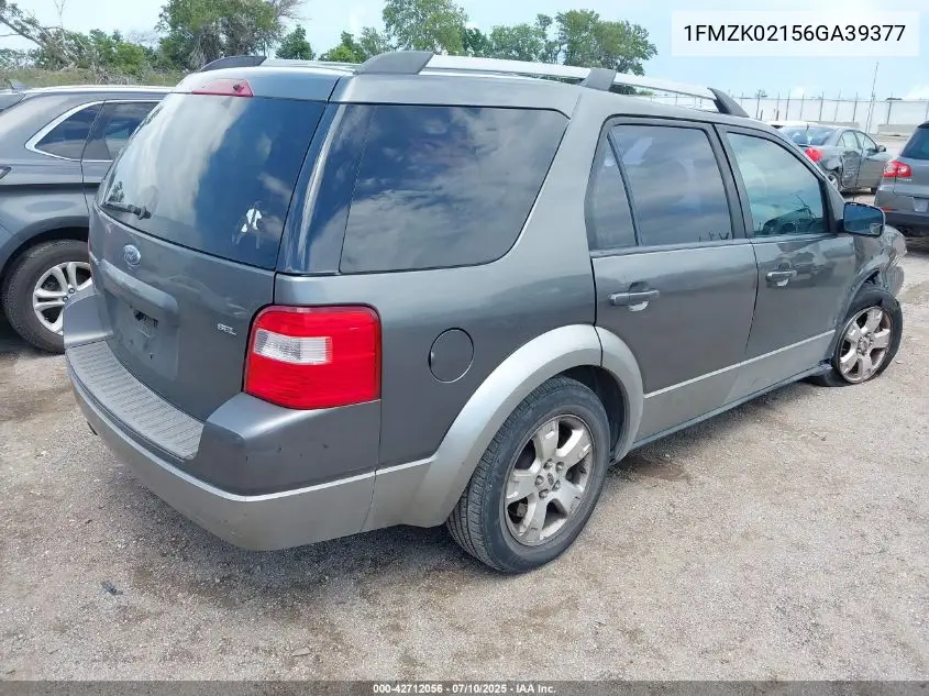 2006 Ford Freestyle Sel VIN: 1FMZK02156GA39377 Lot: 42712056