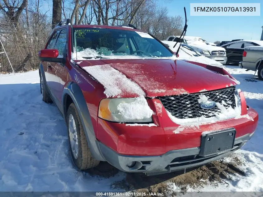 2007 Ford Freestyle Sel VIN: 1FMZK05107GA13931 Lot: 41591361