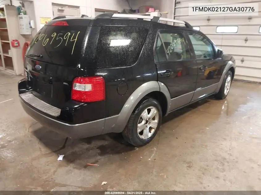2007 Ford Freestyle Sel VIN: 1FMDK02127GA30776 Lot: 42069594