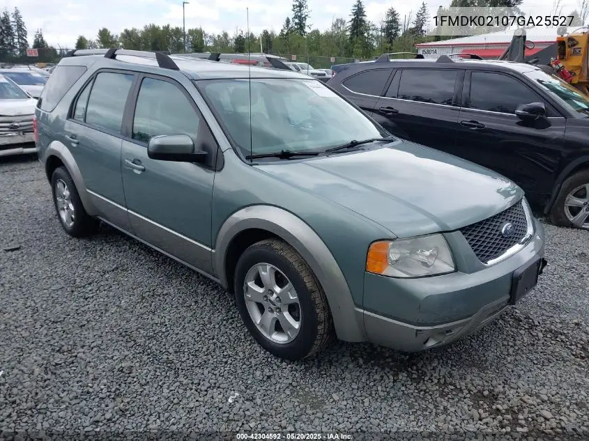 2007 Ford Freestyle Sel VIN: 1FMDK02107GA25527 Lot: 42304592