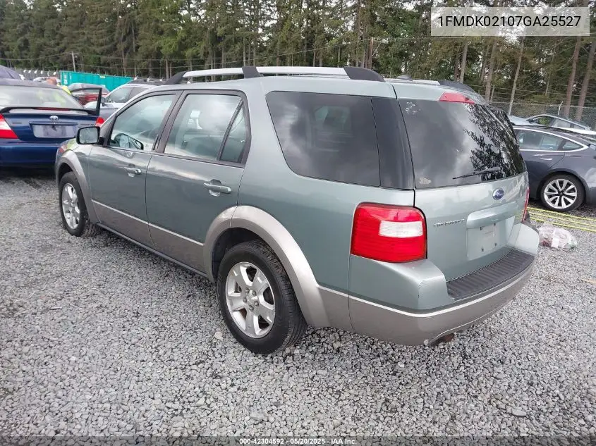 2007 Ford Freestyle Sel VIN: 1FMDK02107GA25527 Lot: 42304592