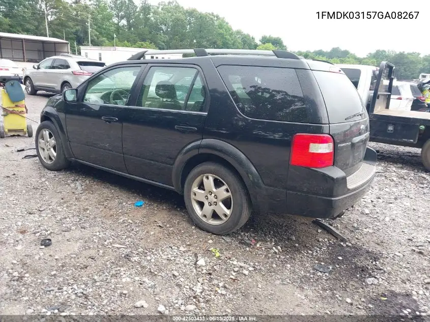 2007 Ford Freestyle Limited VIN: 1FMDK03157GA08267 Lot: 42503433