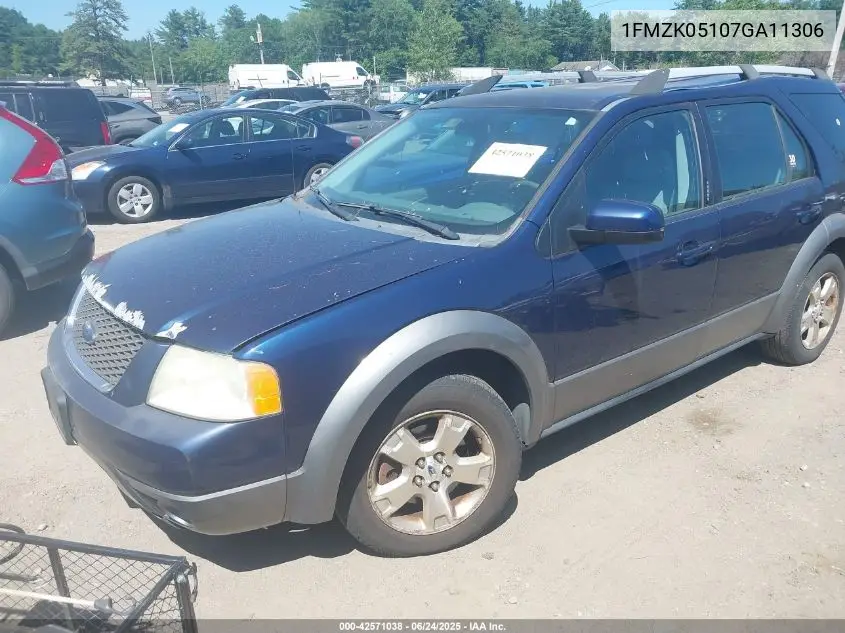 2007 Ford Freestyle Sel VIN: 1FMZK05107GA11306 Lot: 42571038