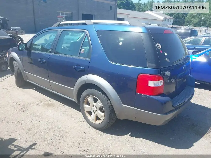 2007 Ford Freestyle Sel VIN: 1FMZK05107GA11306 Lot: 42571038