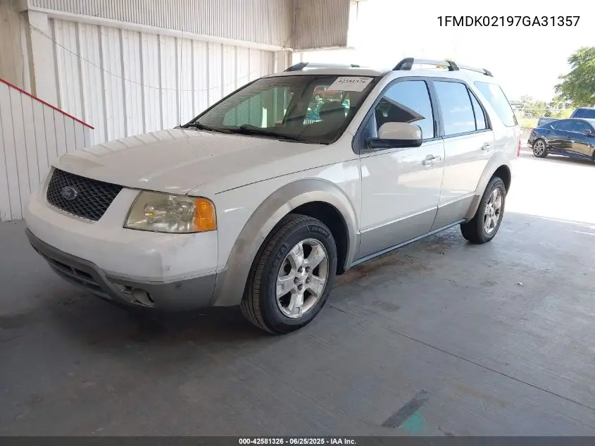 2007 Ford Freestyle Sel VIN: 1FMDK02197GA31357 Lot: 42581326