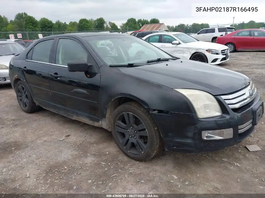 2007 Ford Fusion Sel VIN: 3FAHP02187R166495 Lot: 42606709