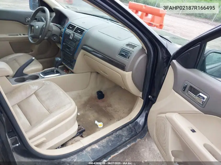 2007 Ford Fusion Sel VIN: 3FAHP02187R166495 Lot: 42606709