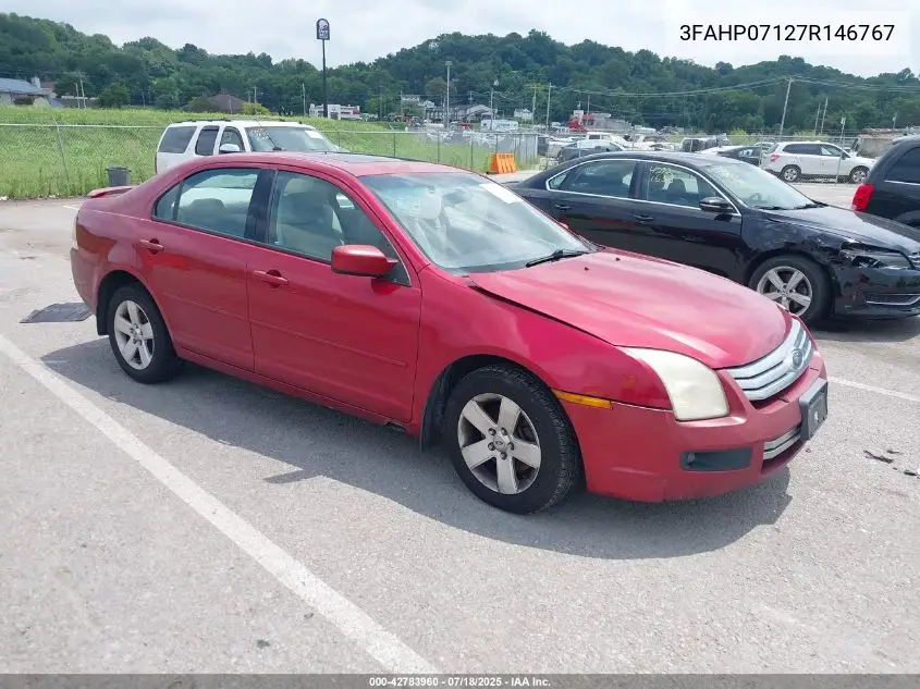2007 Ford Fusion Se VIN: 3FAHP07127R146767 Lot: 42783960