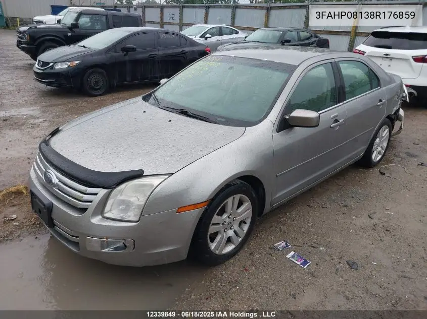 2008 Ford Fusion VIN: 3FAHP08138R176859 Lot: 12339849