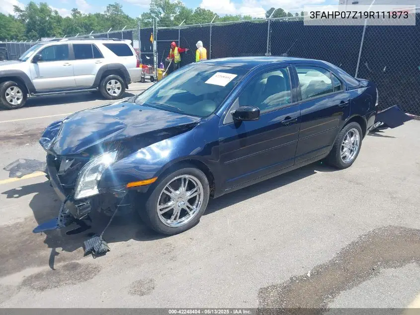 2009 Ford Fusion Se VIN: 3FAHP07Z19R111873 Lot: 42248404