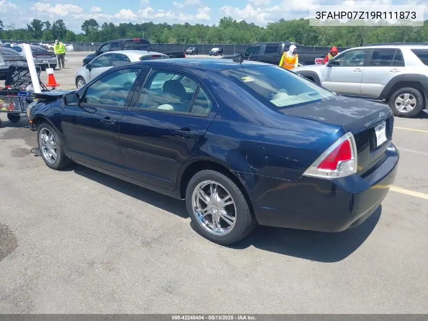 2009 Ford Fusion Se VIN: 3FAHP07Z19R111873 Lot: 42248404