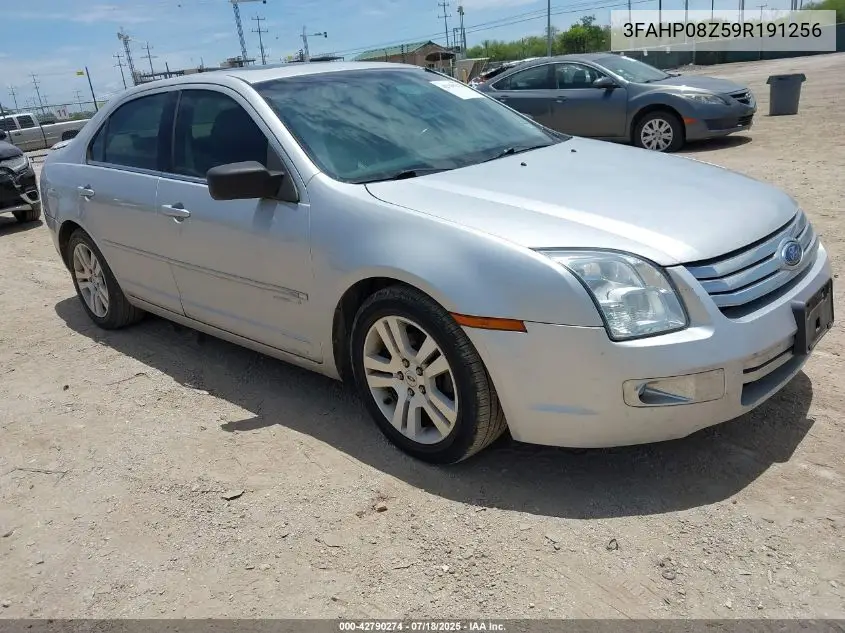2009 Ford Fusion Sel VIN: 3FAHP08Z59R191256 Lot: 42790274