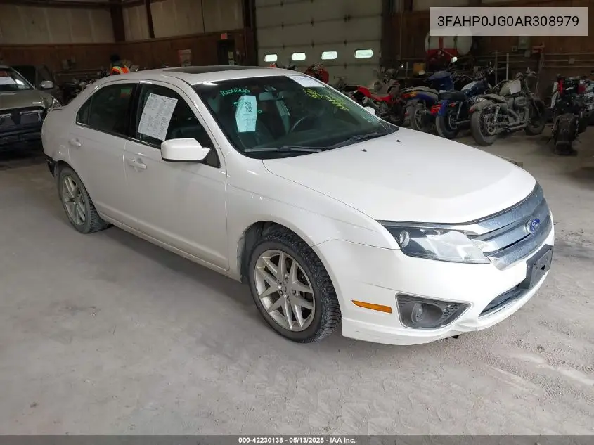 2010 Ford Fusion Sel VIN: 3FAHP0JG0AR308979 Lot: 42230138