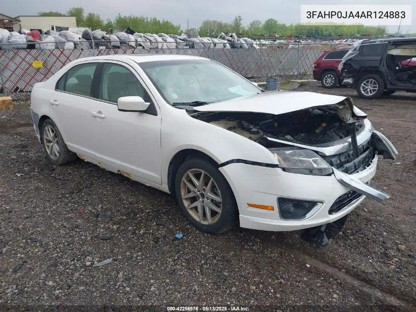 2010 Ford Fusion Sel VIN: 3FAHP0JA4AR124883 Lot: 42256976