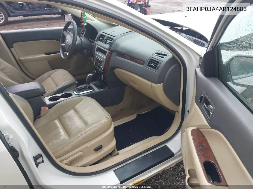 2010 Ford Fusion Sel VIN: 3FAHP0JA4AR124883 Lot: 42256976